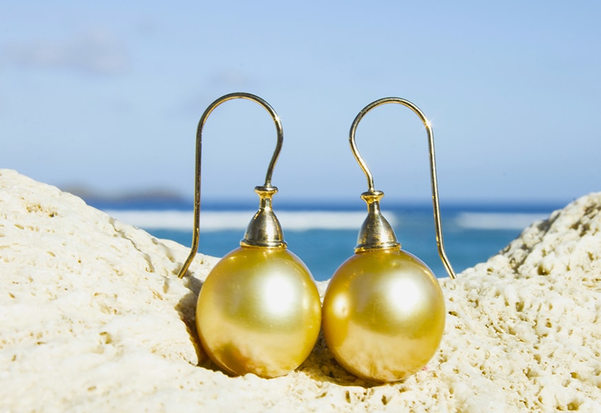 Australian Pearl Earrings - Kalinas Pearls