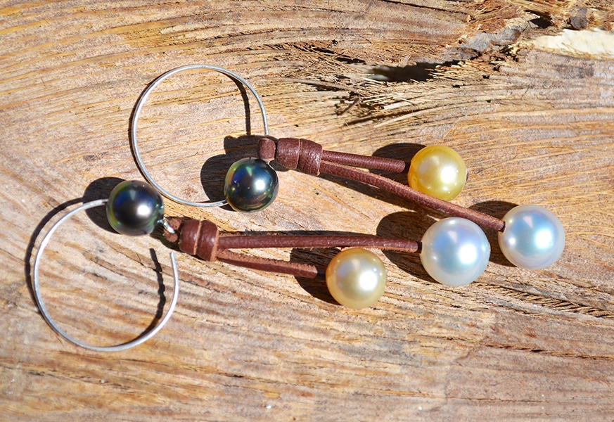 Multicolor Earrings - Kalinas Pearls