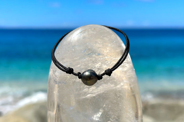 Adjustable Bracelet with its Tahiti Pearl