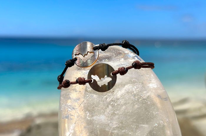 Adjustable St-Barth Island bracelet mother-of-pearl