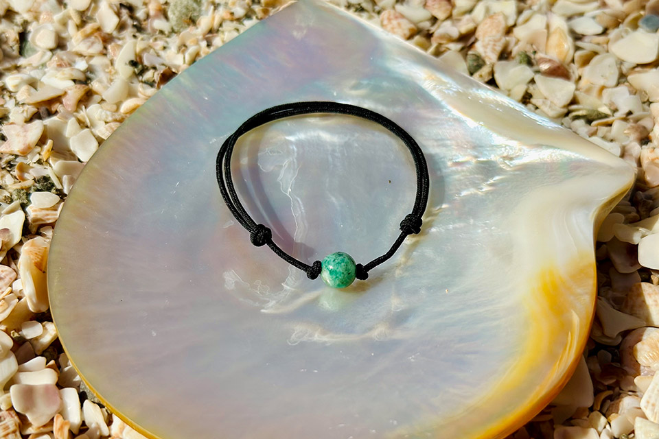 Adjustable Emerald Bracelet 